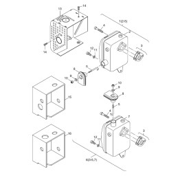 Hatz 1b30 duslintuvo tarpiklių komplektas 01732601