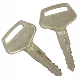 1x Komatsu 787 užpildo durelių uždegimo raktelis