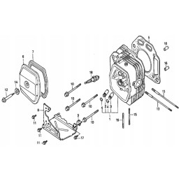 Honda gxv390 galvos tarpiklis 12251 zf5 000
