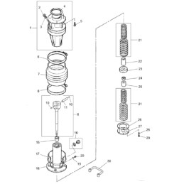 Wacker BS plaktuvai, smūginės kolonos sandariklis 1005992