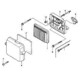 Honda gx100 filtro korpuso tarpinė 17274 zt3 000