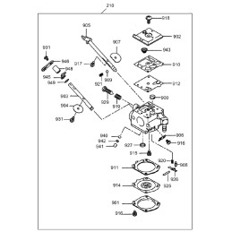 Wacker bs60 4 karbiuratoriaus tarpiklis wm90 0158659