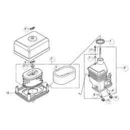 Honda gx120 oro filtras 17210 ze0 505