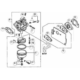 Honda gcv karbiuratoriaus tarpine 16211 zl8000