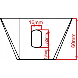 6x rėmo tvirtinimo kronšteinas, korpuso dėžutės konsolė