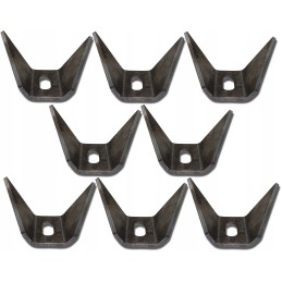 8x tvirtinimo kronšteinas kėbulo dėžės rėmui 126x65