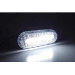 LED šviestuvas Amio OM 01, ovalus, baltas
