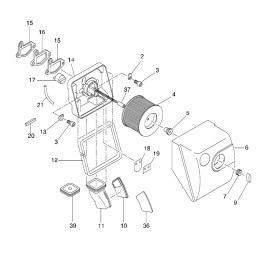 Hatz 1b20 korpuso kampo guma 04103000