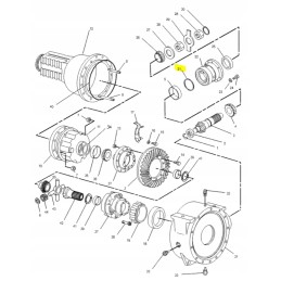 O žiedo galinio tilto kačių ekskavatoriaus krautuvas bcd serija