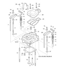 Hatz 1b20 vožtuvo dangtis 05047321