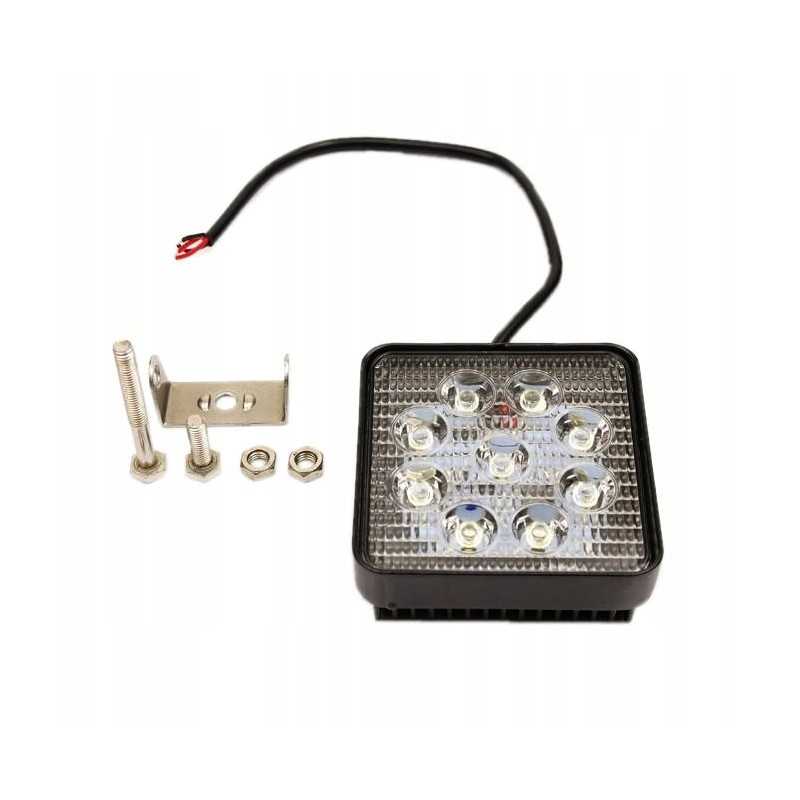 Darbinė lempa 27w 9 32v square wl5027 potvynis