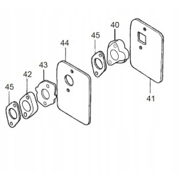 Honda gx100 karbiuratoriaus kolektorius 16211 z0d v01