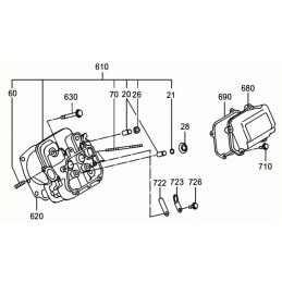 Wacker wm410 vožtuvo sandariklis 0205571