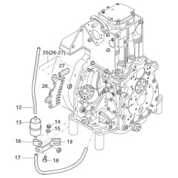 Hatz serijos 1d ir 1b kuro filtrų keitimas sn70232