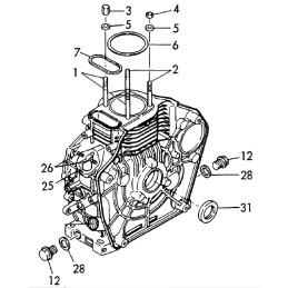 Yanmar l40 l48 l70 veleno alyvos sandariklis 160110 02220