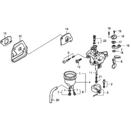Honda gx100 karbiuratoriaus tarpiklis 16221 zg0 801