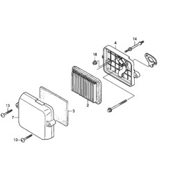 Honda gx100 filtro bazė 17220 z0d v02