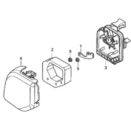 Honda gx25 filtro bazė 17220 z0h 020