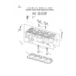 Vožtuvo lizdo įdėklas hitachi dx75 lx100 5 dx75m