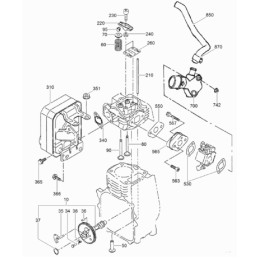 Wacker wm100 eh10 įsiurbimo vožtuvas 0217797