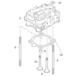 Hatz 1b20 įsiurbimo vožtuvas 05053201
