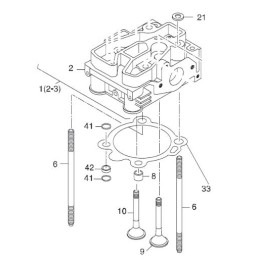 Hatz 1b30 įsiurbimo vožtuvas 05093000