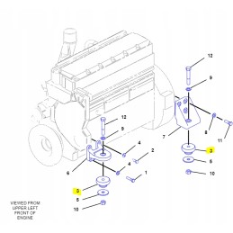 Variklio laikiklis cat 428b 7c4349