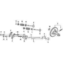 Honda gx120 įsiurbimo vožtuvas 14711 zf0 010