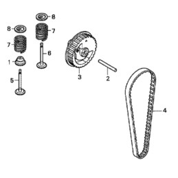 Honda gx25 paskirstymo pavara 14320 z0h 010