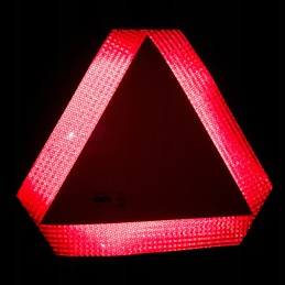 Įspėjamojo trikampio lipdukas, lipdukas mažu greičiu