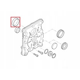 Hatz 1d41 1d50 81 skirstomojo veleno guolis 04000310