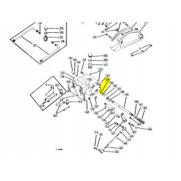 „John deere 1010“ hidraulinės sistemos sandarinimo žiedas
