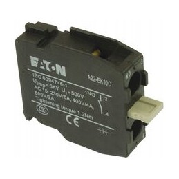 Pagalbinis kontaktas 1z, tvirtinimas priekyje A22 EK10