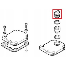 Hatz serija 1d, ty alyvos pildymo dangtelis 01613100