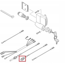 Hatz 1b20 l serijos alyvos slėgio jutiklis 40021301