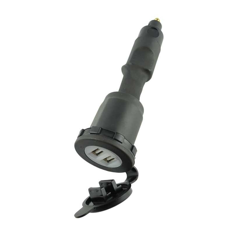 Adapteris nuo din lizdo iki 2x usb adapterio