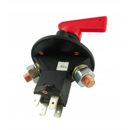 Pagrindinis srovės jungiklis 24v 500a su rezistoriumi