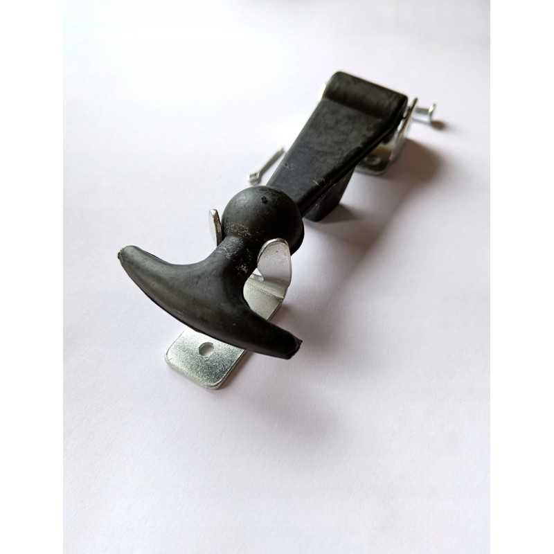 Dangtelio laikiklio komplektas, cinkuota guma, 125mm, 16x15mm