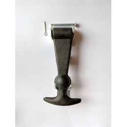 Dangtelio laikiklio komplektas, cinkuota guma, 125mm, 16x15mm