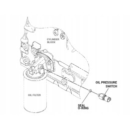 Cat 428d 432e alyvos slėgio jutiklio tarpinė