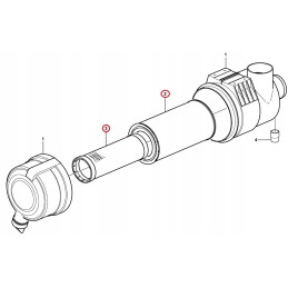 Oro filtro korpusas 580 sr komplektas