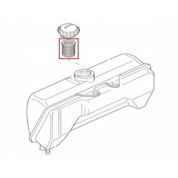 Hatz 1d81 1d90 kuro užpildymo filtro filtras 50387300