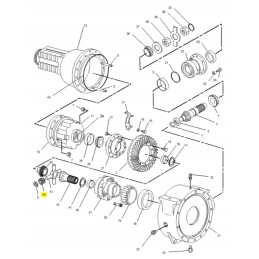 Cat 428b 428c galinės ašies satelitas 9r9403