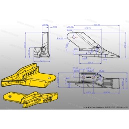 Šoninis šaukštas mini 522 00102 r mega stiprus hd
