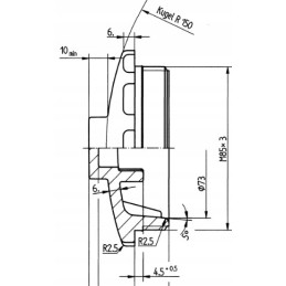 Grąžinkite alyvos filtro dangtelį argo hytos e 103 020