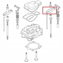 Hatz 1b30 vožtuvo svirtis 05098202