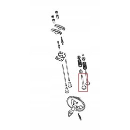 Honda gx120 įsiurbimo vožtuvas 14711 zf0 010