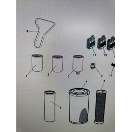 Dynapac 4812119248 hidraulinio filtro volas CG230