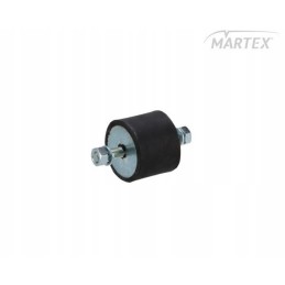 Apvali guminė pagalvė 45x35, 2 M8 varžtai