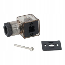 Din ritės kištukas su LED 12 24 VDC